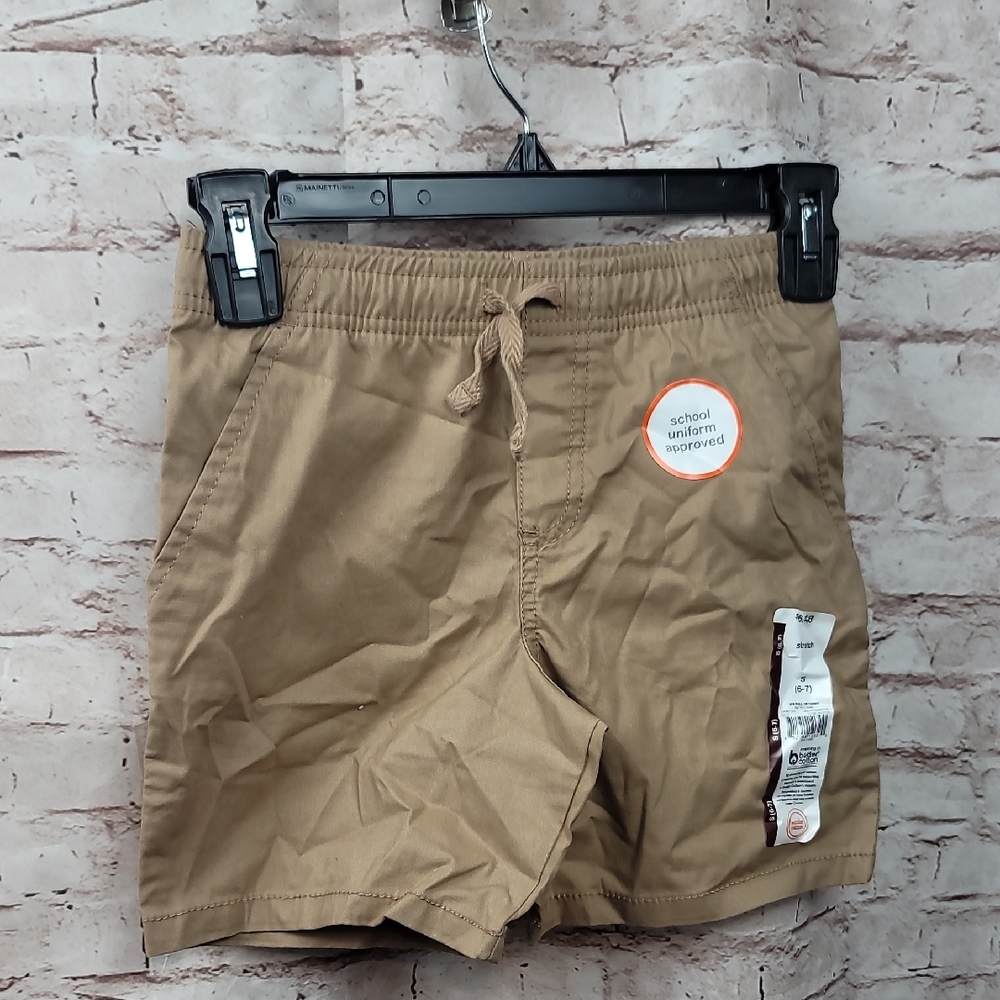 wonder nation boy's school uniform shorts size small 6/7 new nwt